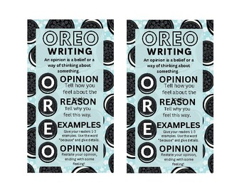 Preview of OREO Writing Mini Posters