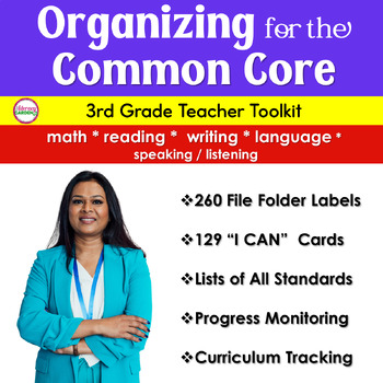 Preview of 3rd Grade COMMON CORE STANDARDS TOOLKIT Math ELA Reading Writing