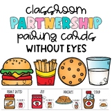 NO EYES Peanut Butter and Jelly Partner Pairing Cards | Cl