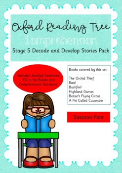 ORT - Oxford Reading Tree Stage 5 Decode and Develop Stories Comprehension  Pack