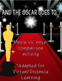 OSCAR AWARDS -- Movie/Novel Comparison Activity *Adapted f