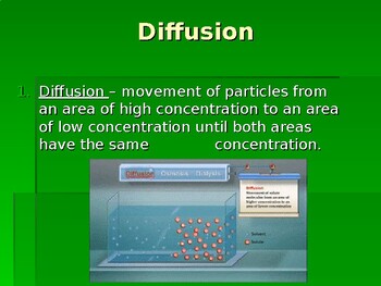 Preview of OSMOSIS, DIFFUSION & USING A MICROSCOPE Grade 10 Science Power Point (20PG)
