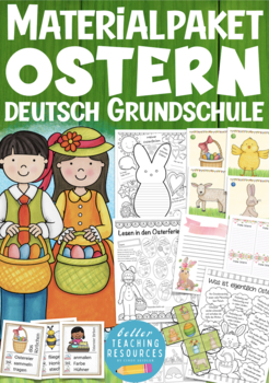 Preview of OSTERN German Easter XXL bundle Deutsch Materialpaket