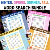 OT 4 SEASONS word search BUNDLE