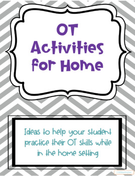 Preview of OT Activities at Home