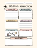 OT Activity Reflection Worksheet