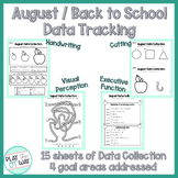 OT Data Tracking Sheets | Handwriting, Visuospatial, Cutti
