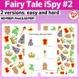 OT FAIRY TALE/ KING ISPY worksheets: search, find & count 