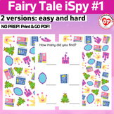 OT FAIRY TALE/ PRINCESS ISPY: #1 search, find and count wo