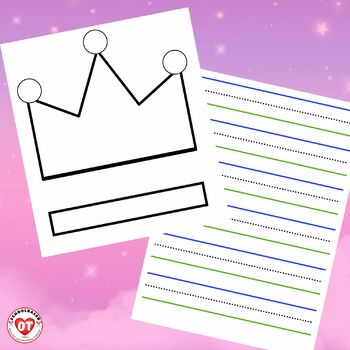 princess crown template cut out