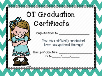 Therapy Graduation Certificate