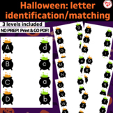 OT HALLOWEEN upper & lowercase letter recognition/matching