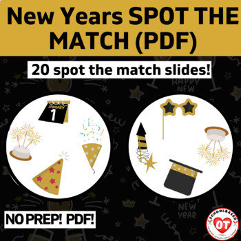 Preview of OT: New years virtual spot the match visual perceptual game