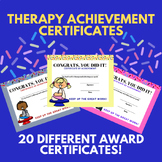 OT PT SLP Certificate of Achievement | Digital Download