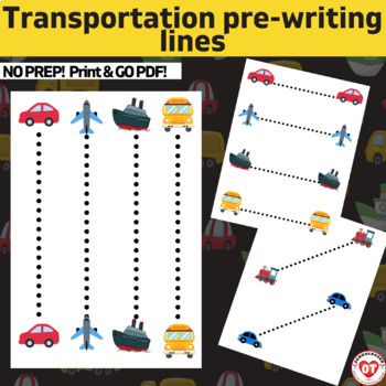 Preview of OT Prewriting worksheets: trace & copy Horizontal, Vertical & Diagonal lines