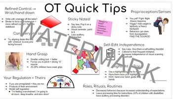 Preview of OT Quick tips and Tricks for Staff Professional Development