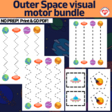 OT SPACE visual motor worksheets: tracing/copying lines an