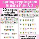 OT SPRING Cryptogram Bundle: 20 no prep worksheets + BONUS