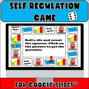 Preview of OT Self Regulation Social Emotional Learning Game for Google Slides™