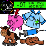 OT Short O Word Family {Creative Clips Digital Clipart}