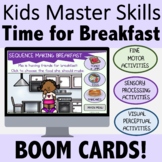 Occupational Therapy BOOM CARDS for Teletherapy: Time for 