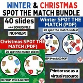 OT WINTER & CHRISTMAS SPOT THE MATCH GAME BUNDLE (virtual 