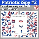 OT patriotic veterans day ispy #2: search, find and count 