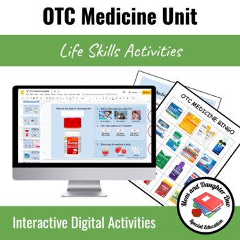 Preview of OTC Medicine Unit Bundle | Special Education