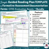 OTES 2.0 Guided Reading G Doc™ Lesson Plan Template & Asse