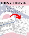 OTES 2.0 Rubric-Driven Lesson Planner