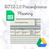 OTES 2.0 pre conference planning questions Google sheets