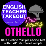 OTHELLO AP Lit Test (100 Multiple Choice with 5 AP FRQ3 Es