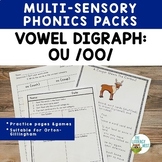 Vowel Team OU /oo/ Orton-Gillingham Multisensory Phonics A