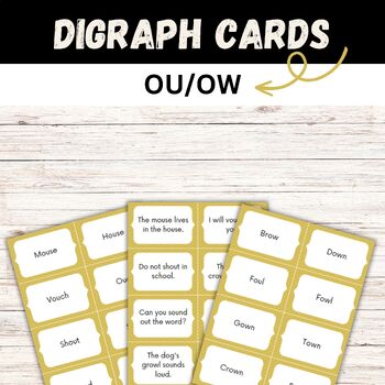 Preview of OU/OW Digraph cards