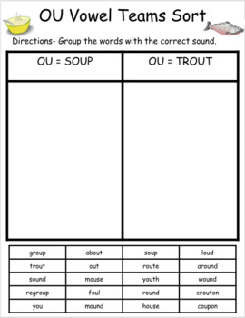 vowel teams worksheets teaching resources teachers pay teachers