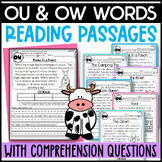 OU and OW Reading Passages with Comprehension Questions