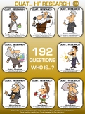 OUAT... History Figures Research / Trivia Game. Scientists