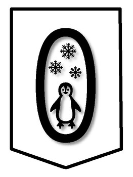 Preview of OUR CLASS IS COOL! Winter, Penguin Bulletin Board Letters