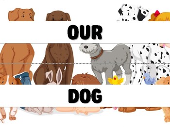 Preview of OUR DOG THEMED POETRY! Dog Bulletin Board Decor Kit