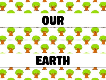 Preview of OUR EARTH DAY WRITING! Earth Day Bulletin Board Decor Kit