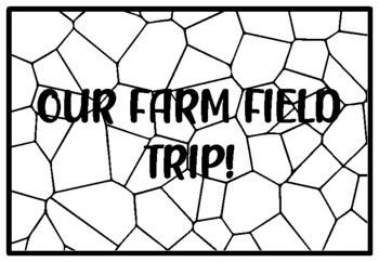 Preview of OUR FARM FIELD TRIP!, Farm Activity, Back to School Coloring Pages