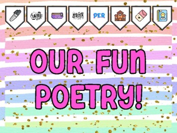 Preview of OUR FUN POETRY! Poetry Bulletin Board Kit