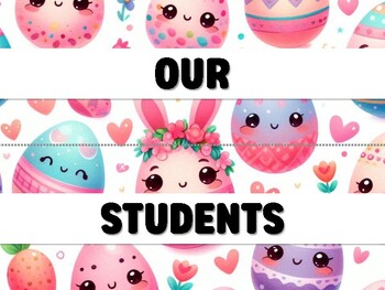 Preview of OUR STUDENTS ARE CRACKIN' UP FOR SPRING! Easter Bulletin Board Decor Kit