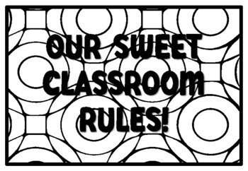 OUR SWEET CLASSROOM RULES! Ice cream Quote Coloring Pages by Anisha Sharma