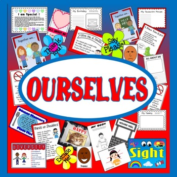 Preview of OURSELVES ALL ABOUT ME TEACHING RESOURCES KEY STAGE 1-2 EYFS TOPIC FAMILY ETC