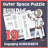 FUN OUTER SPACE PACKET - Astronomy Word Search & Crossword