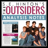 The Outsiders Analysis Notes - Presentation Analyzing Lite