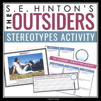 Preview of The Outsiders Activity - Analyzing the Theme of Stereotyping in the Novel