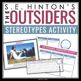 The Outsiders Activity - Analyzing the Theme of Stereotypi
