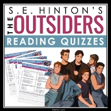 The Outsiders Quizzes - Multiple Choice and Quote Chapter 